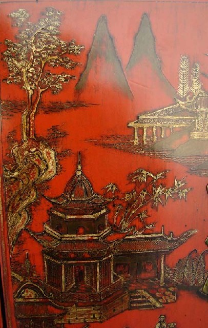 描金小柜工廠|Gold-painted/gilt small cabinet
