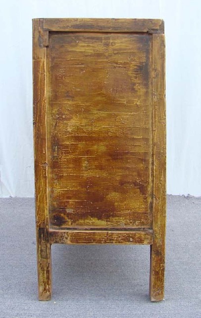紅漆二門小柜|Red-lacquered small cabinet