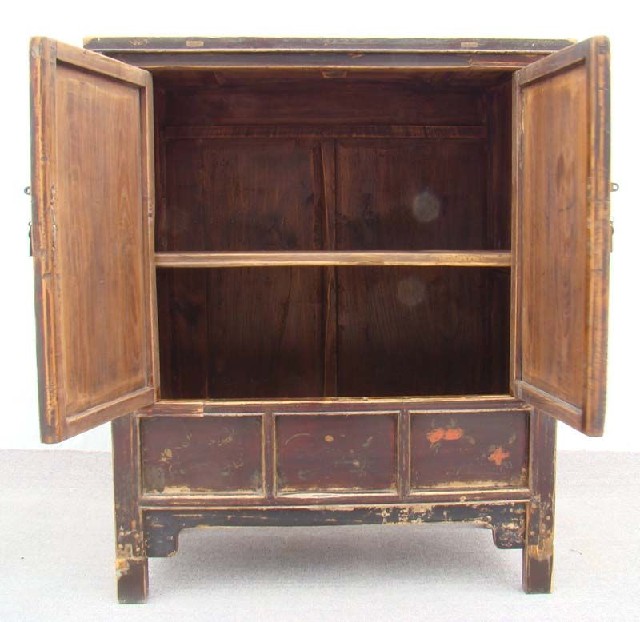 描彩二門小柜|Depict the color small cabinet with two gates