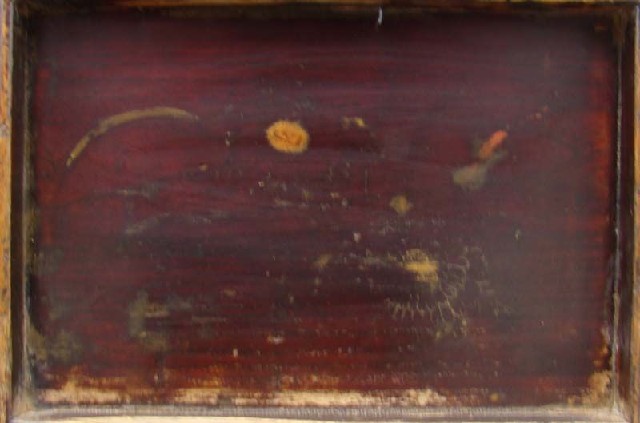 描彩二門小柜|Depict the color small cabinet with two gates