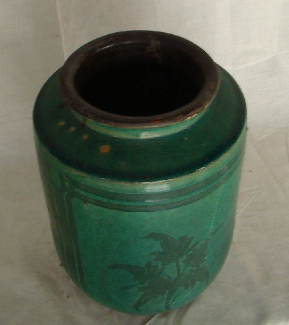 綠陶罐|Green pottery jar