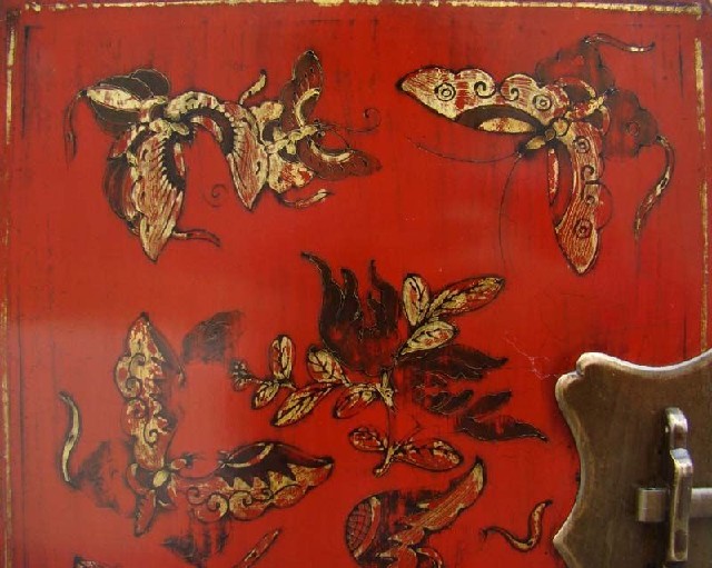 紅描金小柜工廠|Red &gilt small cabinet