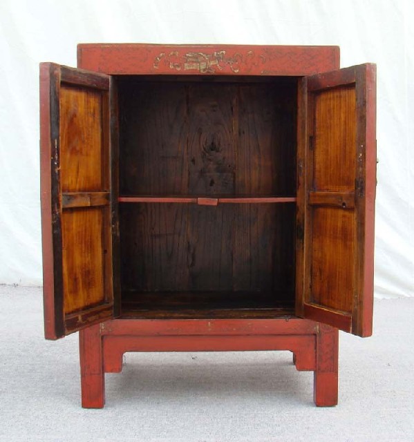 紅描金小柜|Red &gilt small cabinet