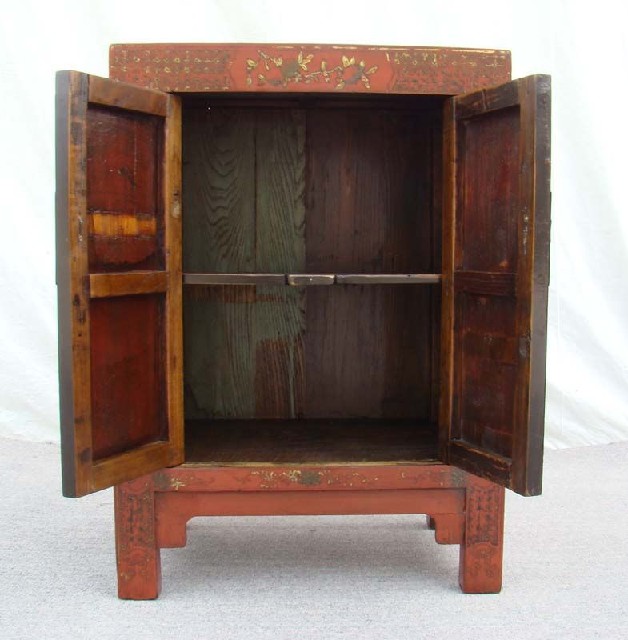 紅描金小柜|Red &gilt small cabinet