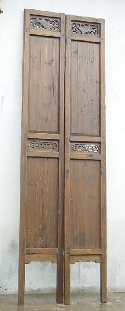 描彩門花板|Chinese antique funiture