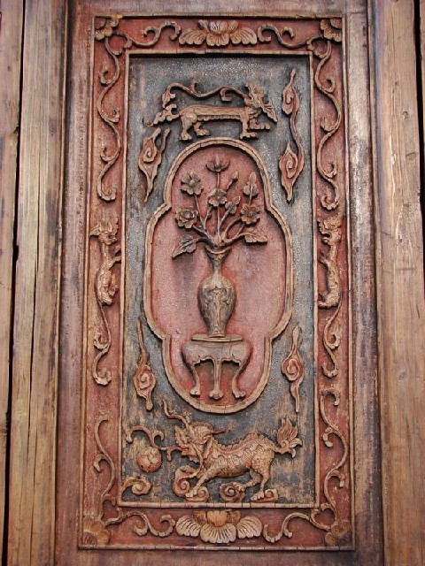 門花板|Carved doorboard