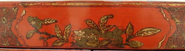 紅描金小柜|Red &gilt small cabinet