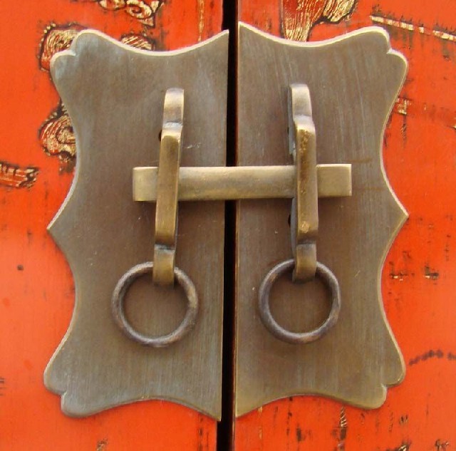 紅描金二抽二門小柜工廠|red depicting a color small chest with two gates and two drawers