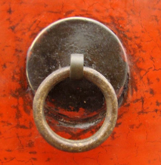 紅描金二抽二門小柜工廠|red depicting a color small chest with two gates and two drawers