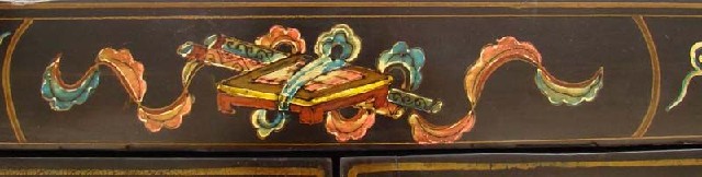 黑描彩小柜工廠|Black color depiction of the small chest