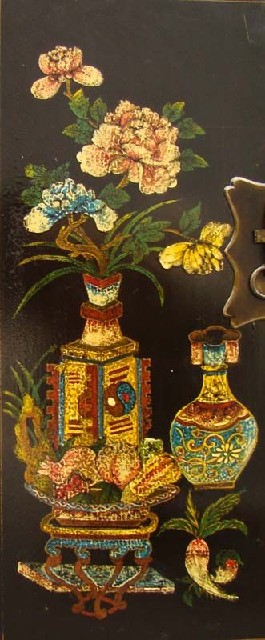 黑描彩小柜工廠|Black color depiction of the small chest