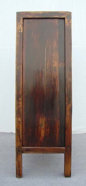 黑五彩二門中柜高碑店|Depict the color medium cabinet with two gates