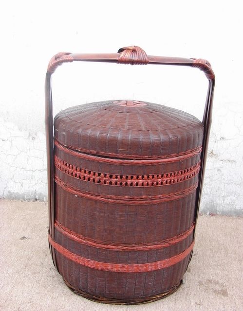竹提籃|Bamboo hand basket