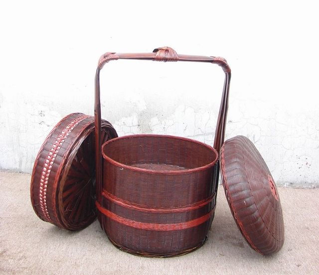 竹提籃|Bamboo hand basket