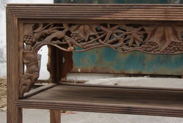 雕花半桌工廠|carving table