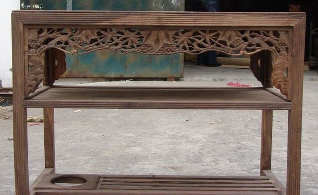 雕花半桌工廠|carving table