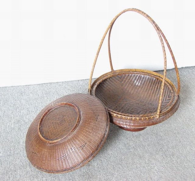 竹提籃|Bamboo hand basket