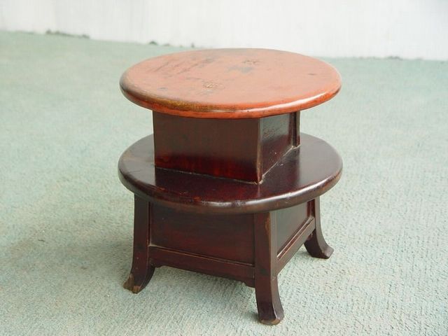 二抽圓凳|Chinese antique funiture