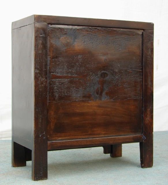 二抽二門描彩小柜|Color-painted small cabinet with two drawers and two doors