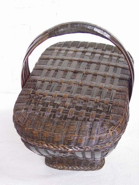 竹提籃|Bamboo hand basket