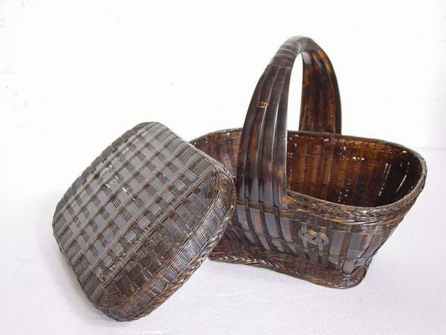 竹提籃|Bamboo hand basket