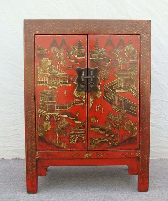 紅描金小柜工廠|Red &gilt small cabinet