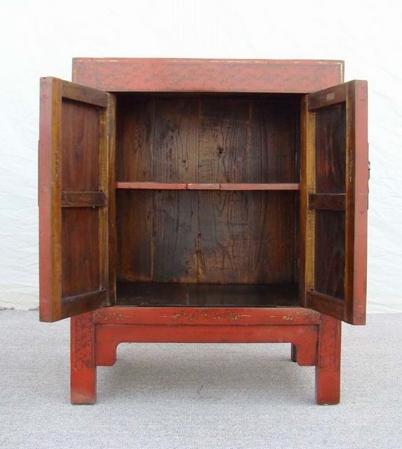 紅描金小柜|Red &gilt small cabinet