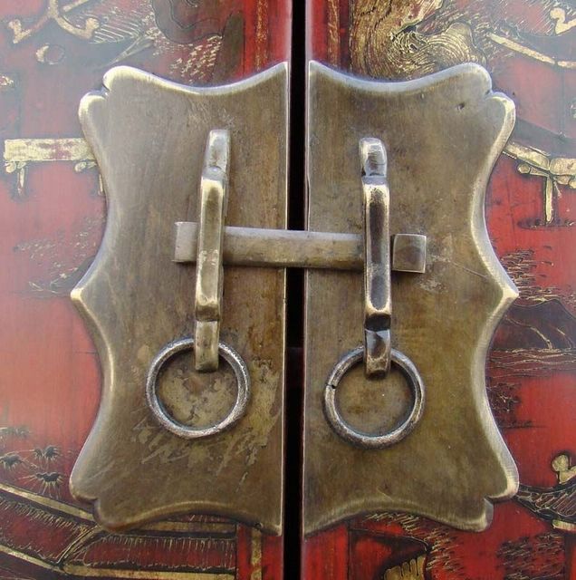 紅描金小柜|Red &gilt small cabinet
