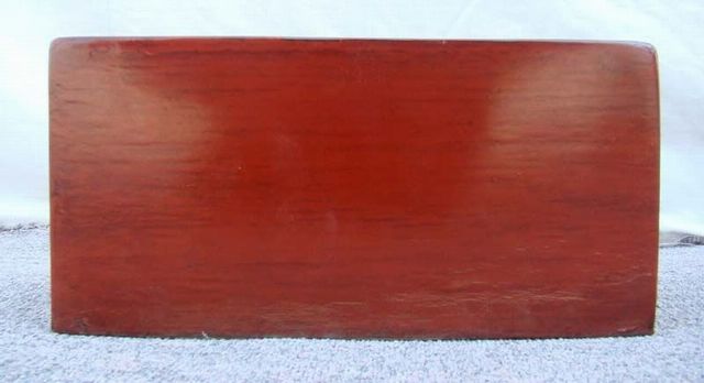 紅描金二抽盒|red depicting a color box with two drawers