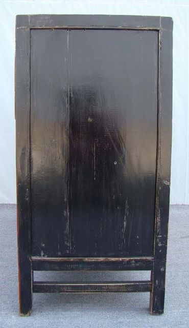 二抽四門描金柜工廠|depicts the color cabinet with two drawers and four gates