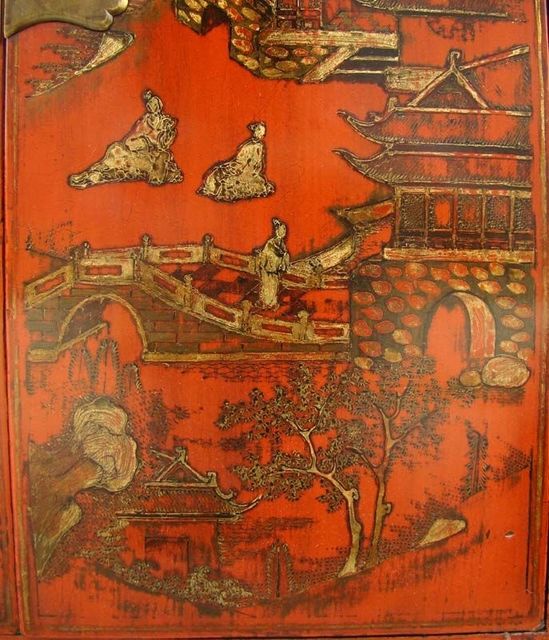 紅描金小柜工廠|Red &gilt small cabinet