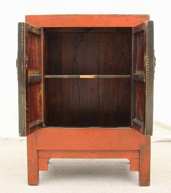 紅漆小柜|Red-lacquered small cabinet