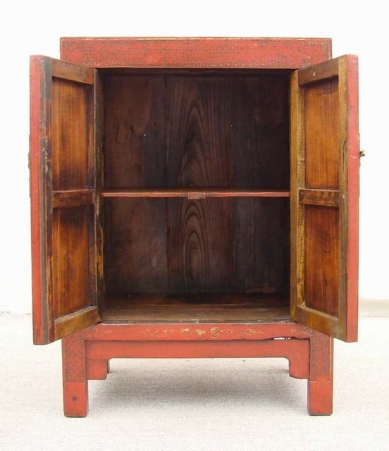 紅描金小柜|Red &gilt small cabinet
