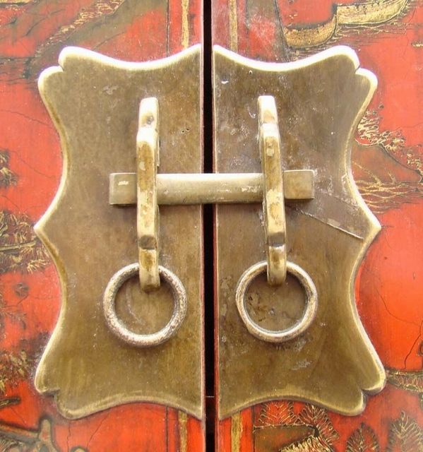 紅描金小柜|Red &gilt small cabinet