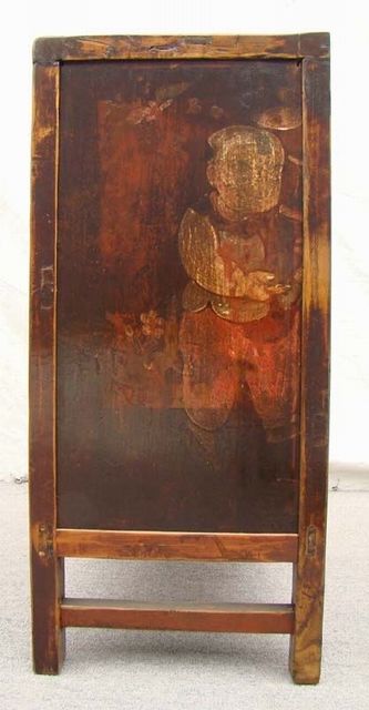 紅描金小柜|Red &gilt small cabinet