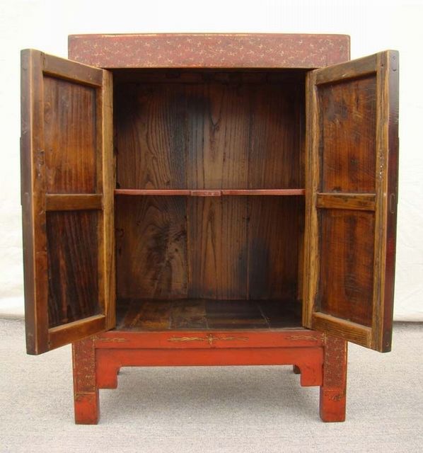 紅描金小柜|Red &gilt small cabinet