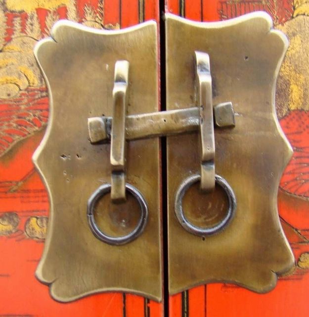 紅描金小柜|Red &gilt small cabinet