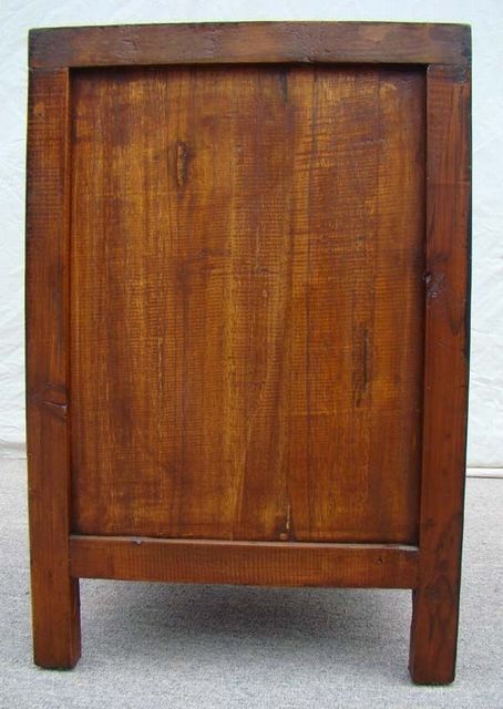 黃一抽二門小柜|Yellow lacquer small chest with one drawer and two gates