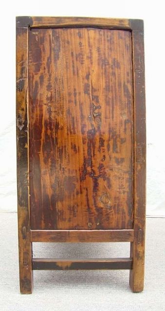 黑描彩小柜高碑店1件|Black color depiction of the small chest