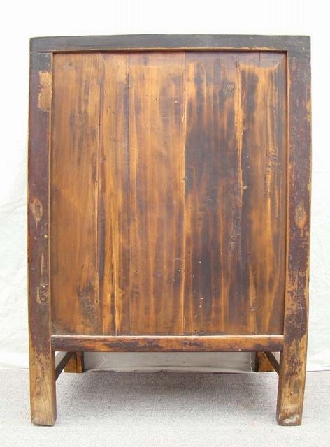 黑描彩小柜高碑店1件|Black color depiction of the small chest