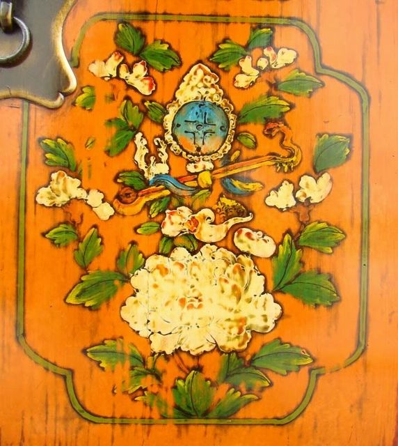 描彩小柜|Color-painted small cabinet