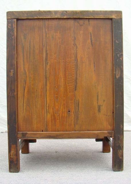 紅漆二門小柜|Red-lacquered small cabinet