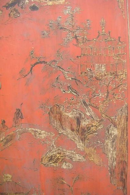 紅描金大柜工廠|Red & gilt big cabinet