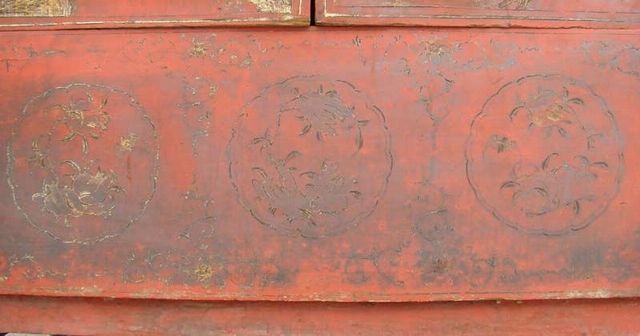 紅描金大柜工廠|Red & gilt big cabinet