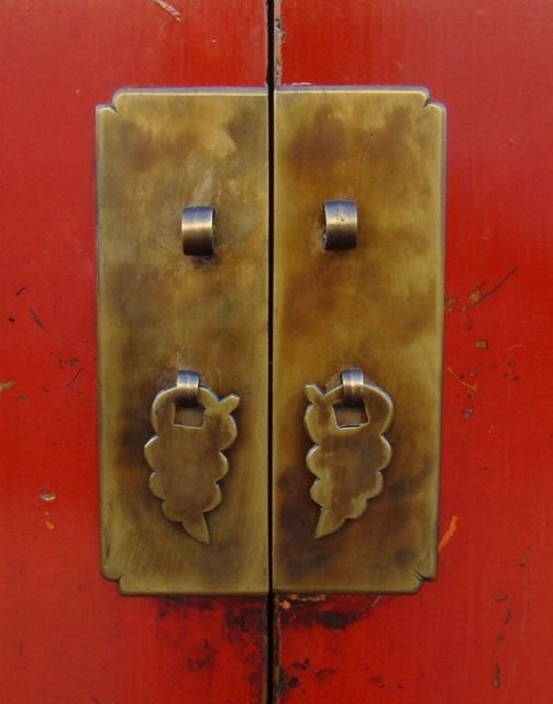 紅十抽四門大柜工廠|Red-lacquered big cabinet