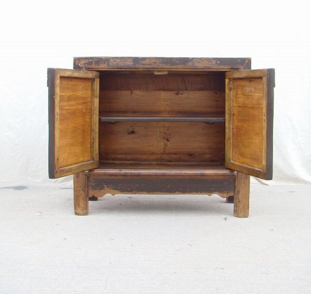 描彩二門柜|Color-painted cabinet w/ 2 doors