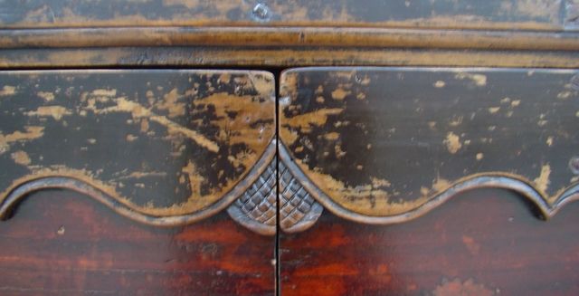 描彩二門柜|Color-painted cabinet w/ 2 doors