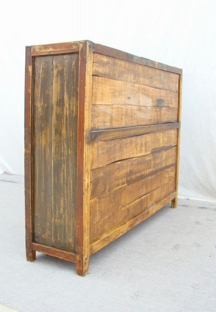 高碑店黑五彩四門亮格柜|Black multicolored big cabinet