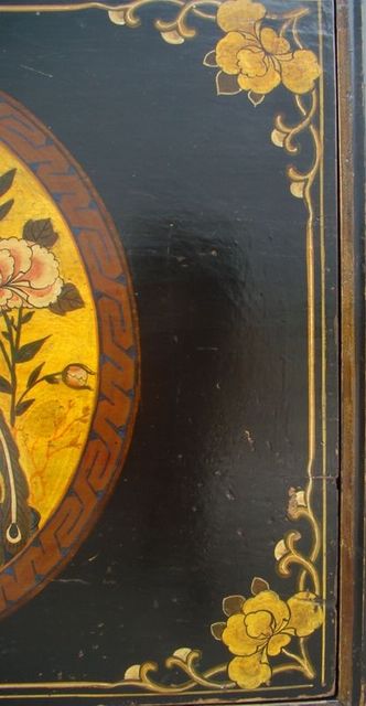二抽四門描彩柜高碑店|depicts the color cabinet with two drawers and four gates