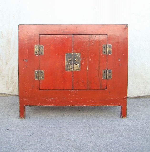 紅漆柜|Red-lacquered cabinet